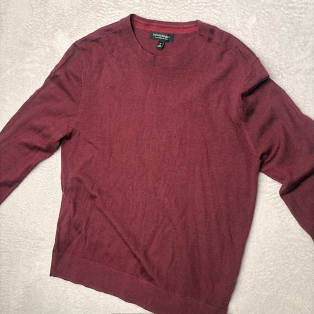 Banana Republic Merino Wool Crewneck Sweater (Men’s M)
